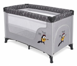 Bbo prenosivi krevet (bp263) 2 nivoa dream&play - grey ( BP263GREY )