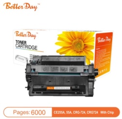 BetterDay P3015 CE255A, 55A, CRG-724, CRG724 zam. kaseta za HP/Canon 6k Toner (sa cipom)