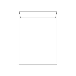 Biro Time brief koverat 250 x 353 samolepljiva bela 25k ( 488042 )