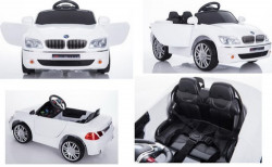 BMW 236 na akumulator za decu - Beli - Img 5
