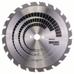 Bosch list kružne testere construct wood 350 x 30 x 3,5 mm 24, 350 x 30 x 3,5 mm 24 ( 2608640692 )