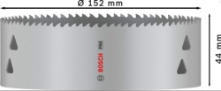 Bosch PRO Multi Material testera za otvore, 152 mm, sa navojem ( 2608901544 )