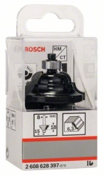 Bosch Profilno glodalo D  8 mm, R1 6,3 mm, B 15 mm, L 18 mm, G 60 mm ( 2608628397 )-2