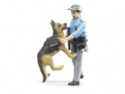 Bruder Figura policajac sa opremom i psom ( 621506 ) - Img 2