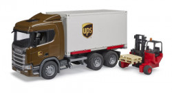 Bruder Kamion Scania UPS sa viljuskarom ( 35822 ) - Img 1