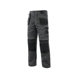 Canis Radne pantalone do struka orion teodor sivo-crne vel.64 ( 55314 )