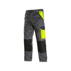Canis Radne pantalone do struka phoenix cefeus sivo-žute, vel.64 ( 65384 )