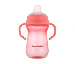 Canpol babies solja 250ml sa silikonskim kljunom (56/615) - pink ( 56/615_pin )  - Img 1