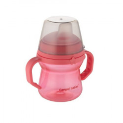 Canpol babies solja 250ml sa silikonskim kljunom (56/615) - pink ( 56/615_pin )  - Img 3