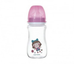 Canpol baby flašica 240ml široki vrat, antikolik - easy start- toys pink doll ( 35/221_pin ) - Img 2