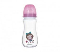 Canpol baby flašica 300ml široki vrat antikolik - easy start- toys doll - pink ( 35/222_pin ) - Img 2