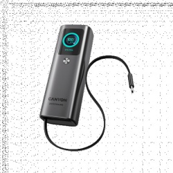 Canyon Built-in cable power bank OnPower 265 20000mAh 165W Aluminium Dark grey ( CNS-CPB265DG )