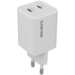 Canyon CU45CC GaN 45W 2xPD EU White charger  ( CNS-CUW45CC ) -1