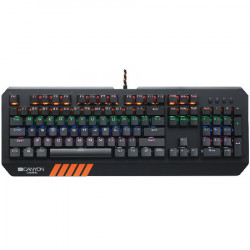 Canyon hazard GK-6, wired multimedia gaming keyboard with lighting effect, black ( CND-SKB6-US ) - Img 1