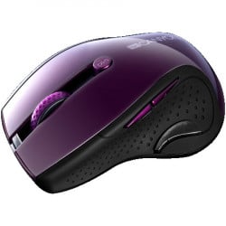 Canyon MW-01 2.4GHz wireless mouse with 6 buttons, optical tracking - blue LED, DPI 100012001600, Purple pearl glossy, 113x71x39.5mm, 0.07k - Img 3