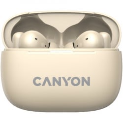 Canyon OnGo TWS-10 ANC+ENC, Bluetooth Headset, Beige ( CNS-TWS10BG )  - Img 6