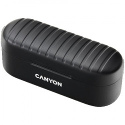 Canyon TWS-1 bluetooth headset, with microphone, black ( CNE-CBTHS1B )  - Img 5