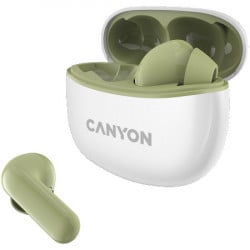 Canyon TWS-5 bluetooth headset, type-C, green ( CNS-TWS5GR )  - Img 5