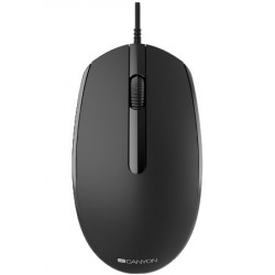 Canyon wired optical mouse with 3 buttons, DPI 1000, with 1.5M USB cable, black, 65*115*40mm, 0.1kg ( CNE-CMS10B ) - Img 4