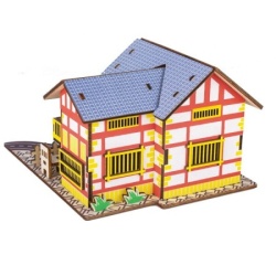 Čarolijashop 3d drvena puzzle - ČAJDŽIJNICA ( 718)-4