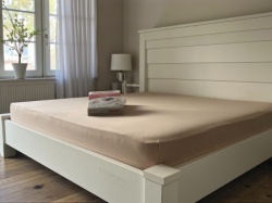 Čaršav Pamuk - Lastiš 200x200/25cm Cream color ( VLK000324-creamn )