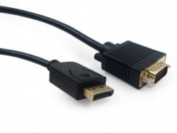 CCP-DPM-VGAM-6 Gembird DisplayPort to VGA adapter cable, black, 1.8 m - Img 2