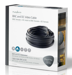 CCTVCA10BK100 * CCTV Security Cable BNC / DC RG59, 10m (841) - Img 2