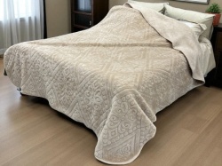 Ćebe Merinos 220x240cm A10 Etno Krem boja ( VLK000396-A10etno )