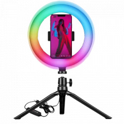 Celly portable tripod+ flash light RGB + kabl type-C ( 77133 ) - Img 1