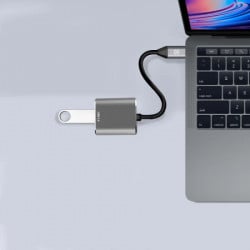 Celly pro hub USB-C adapter siva ( 77102 ) - Img 2