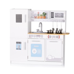 Chipolino Kuhinja za igranje sa 5 delnim metalnim setom za kuvanje ( DIWH02405553 )
