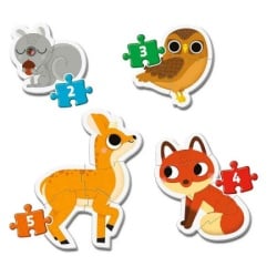 Clementoni My first puzzles 2-3-4-5 forest animals ( CL20814 ) -2