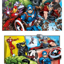 Clementoni puzzle 2x60 avengers - 2019 ( CL21605 )  - Img 2