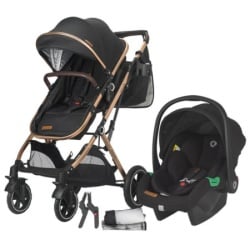 Coccolle Ravello Kolica za Bebe 3u1 Crna ( 10269 )-1