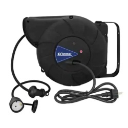 Commel Automatsksa motalica sa kablom ip44, crna h07rn-f 3g1,5 l=11m ( c200-601 )