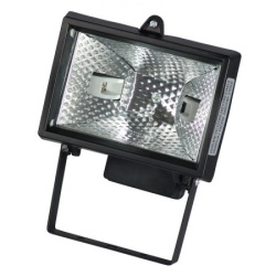 Commel halogeni reflektor sa sijalicom 230v 120w crni ( c44065-2 )