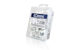 Commel kablovske obujmice 10-14 mm, bela, 50 kom ( c365-303 )