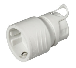 Commel natikac ravni sa uzemljenjem 16a 250v, beli ( c291-101 )