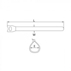 Commel vezice za kablove na cicak 12 x 135mm, crna 10 kom ( c365-191 ) - Img 2