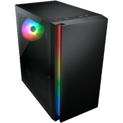 Cougar | purity rgb black | pc case | mini tower / tg front panel with argb strip / 1 x argb fan / 3mm tg left panel ( CGR-5PC4B-RGB )  - Img 5