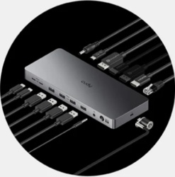 Cudy CS700 13-IN-1 10Gbps USB-C Dual 4K Docking Station | 150W PSU-9