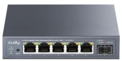 Cudy GS105ES1 V1.0 Switch Flash/ROM: 8 MB (64 Mbit) 1.25G SFP Gigabit RJ45
