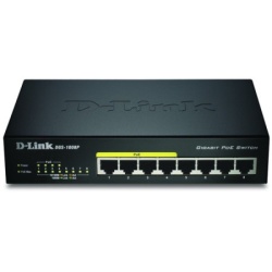 D-link switch 8p d-link dgs-1008p/e metall poe+ ( dli002 )