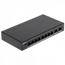 Dahua POE switch PFS3010-8ET-96 10/100 RJ45 ports, POE 8 kanala, UPLINK 2xGbit - Img 2