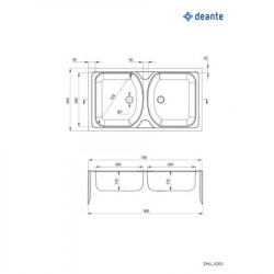 Deante deante sudopera techno 79/ixd/2 - Img 2