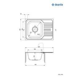 Deante xylo 58/ixd/o zex 311a sudopera -2