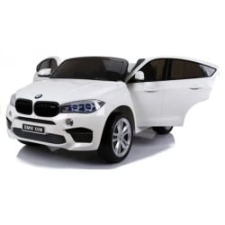 Dečiji auto na akumulator - BMW X6 M Dvosed Beli - Licencirani Model - Img 3