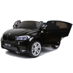 Dečiji auto na akumulator - BMW X6 M Dvosed Crni - Licencirani Model - Img 3