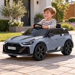 Dečiji automobil na akumulator Audi RS6 Avant GT Sivi (12V) ( SM-26401S )