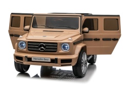 Dečiji automobil na akumulator - Mercedes Benz G500 4×4 Zlatna boja peska - Img 7